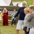 Prinsesse Ingrid Alexandra og Prins Sverre Magnus er med når Kronprinsparet besøker Olsokdagene på Stiklestad. (Foto: Ned Alley, NTB scanpix)